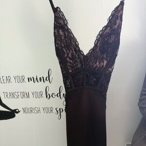 Black lace dress size small